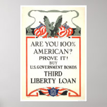 Are you 100% American?  Third Liberty Loan Print