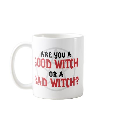 Are you a Good Witch or a Bad Witch Mugs by WildWitch