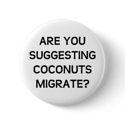 Are You Coconuts Pinback Buttons by LabelMeHappy