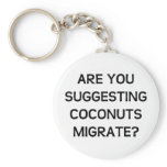 Are You Coconuts Keychain