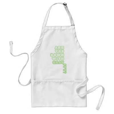 Are You Down With Gravity Apron by physicstshirts