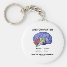 Are You Greater Than The Sum Of Your Parts? Brain Keychains