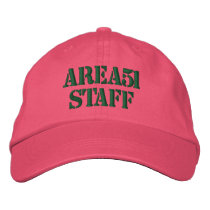AREA51STAFF Ladies Embroidered Hat