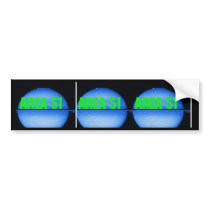 AREA 51 BUMPER STICKERS