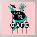Area 51 Cafe Poster posters