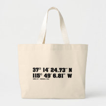 AREA 51 - coordinates Canvas Bag