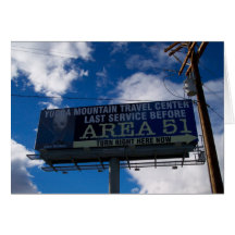 Area 51 greeting cards