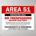 Area 51 - Restricted Area posters