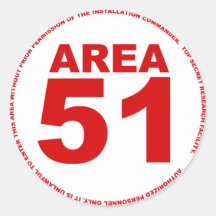 Area 51 Sticker