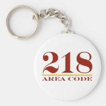 Area Code 218 keychains