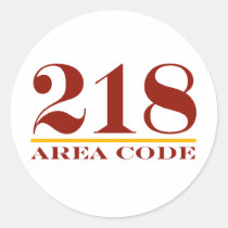 Area Code 218 stickers