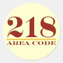 Area Code 218 stickers