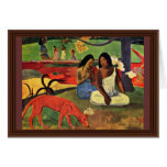 Arearea By Gauguin Paul (Best Quality) Greeting Card