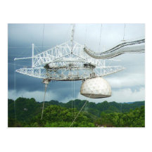 Arecibo Radio Telescope, Puerto Rico Postcard