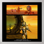 ARES AND TITAN  IN THE DESERT OF HYPERION