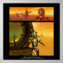 ARES AND TITAN  IN THE DESERT OF HYPERION