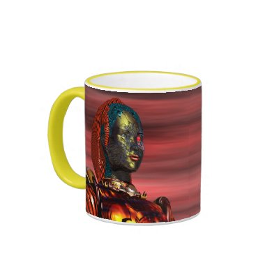 ARES - CYBORG 2 COFFEE MUGS by bulgan_lumini