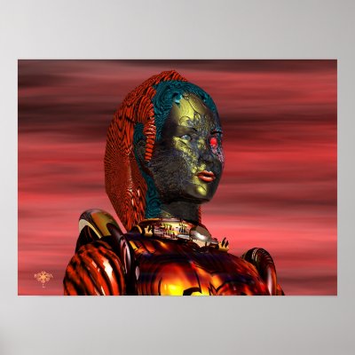 ARES - CYBORG 2 PRINT by bulgan_lumini