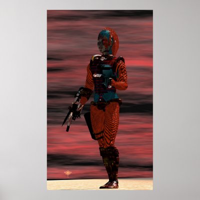 ARES - CYBORG POSTER by bulgan_lumini