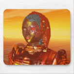 ARES IN THE DESERT OF HYPERION MOUSE PADS