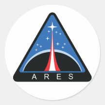 Ares Round Stickers