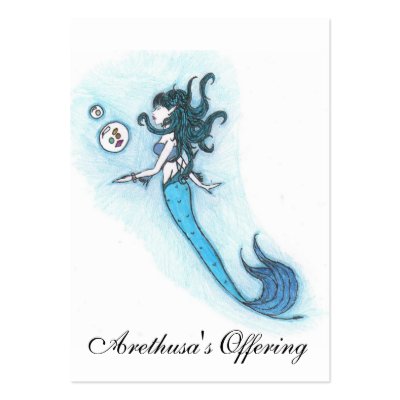 Arethusa's Offering Business Card by dreamergirl