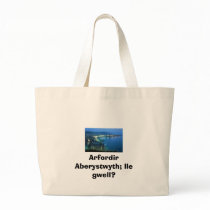 Arfordir Aberystwyth Tote Bags