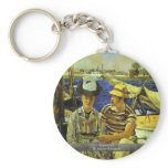Argenteuil By Manet Edouard Key Chain