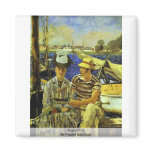 Argenteuil By Manet Edouard Refrigerator Magnets