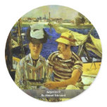 Argenteuil By Manet Edouard Sticker
