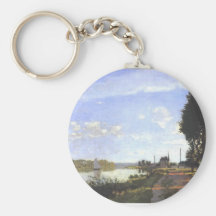 Argenteuil - Monet Painting Keychain