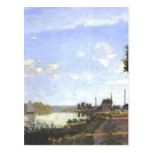 Argenteuil - Monet Painting Postcard