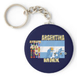 Argentina 32 qualifying countries Futbol ball gift Keychains