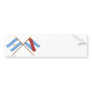 Argentina and Entre Ríos Crossed Flags Bumper Stickers
