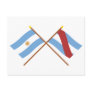 Argentina and Entre Ríos Crossed Flags