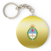 Argentina Coat of Arms Keychain