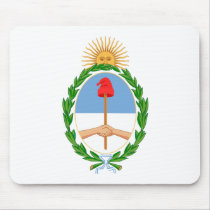 Argentina Coat of Arms Mouse Pad
