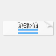 Argentina design! bumper stickers