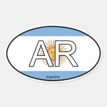 Argentina Euro Sticker
