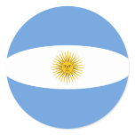 Argentina Fisheye Flag Sticker