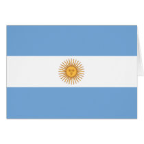 Argentina Flag Card