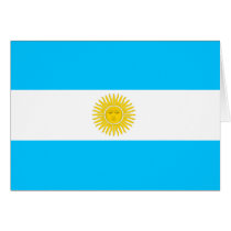 Argentina Flag Card