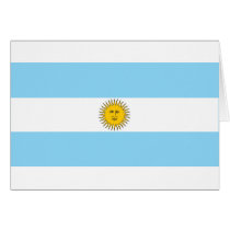 Argentina Flag Greeting Cards