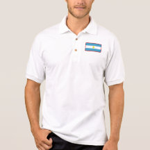 Argentina flag golf polo