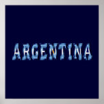 Argentina flag logo soccer ball gifts and futbol print