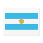 Argentina Flag Postcard