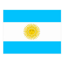 Argentina High quality Flag Post Cards