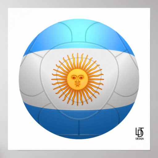 Argentina  - La Albiceleste Football Posters