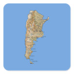 Argentina Map Sticker