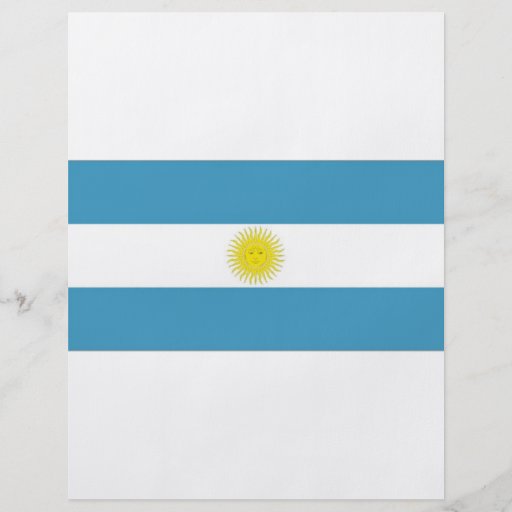 Argentina National Flag Custom Flyer